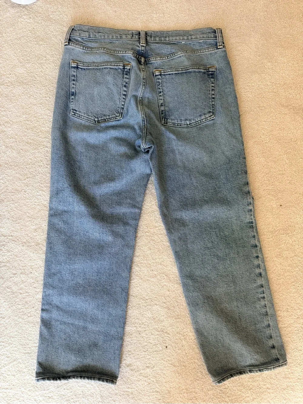 Agolde Valen Mid-Rise Vintage Straight Jeans in Harmonic 29